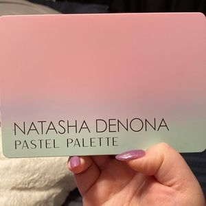 natasha denona pastel palette lightly swatched